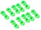 VGEBY1 10Pcs Bike Cable Clip, Bicycle S-Clips Cable Base Buckle Guides Hook Buckle Brake for Mountain Road City Bike(Green)