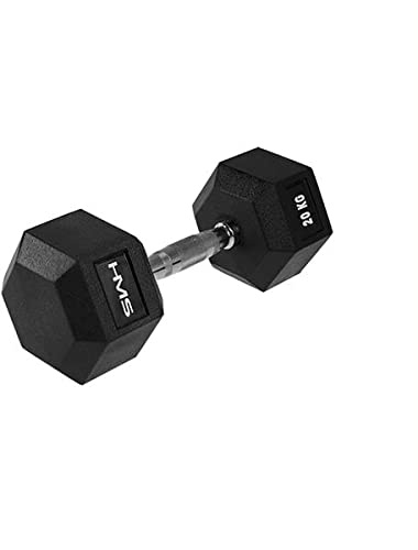 HMS Unisex's 17-66-119 5907695518122 HEX PRO Hantel, Schwarz, Einheitsgröße