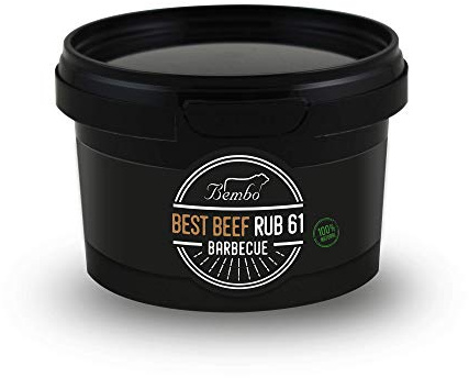 Rub BBQ Bœuf Bembo – 190 g - Mélange d’Épices pour Bœuf et Roast Beef – Marinade Sèche Barbecue – Made in Italy