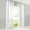 SIMPVALE 2 Panneaux Rideaux Voilages Voile à œillets Transparents pour fenêtres, Balcon, Salon Décoration (Largeur 140cm x Hauteur 260cm, Blanc)