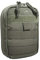 Tasmanian Tiger TT Tac Pouch 1 EDC Rucksack-Zusatztasche mit Molle-System und Patch-Fläche, 15 x 10 x 4, Steingrau-Oliv IRR