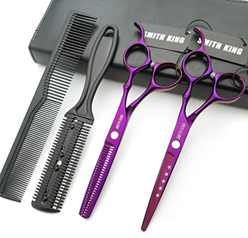6.0 Zoll Haarschere Set Haarschneideschere & Ausdünnungsschere mit k?mmen in 1 Satz