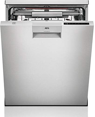 AEG Lavastoviglie di Installazione Gratuita, Plastica Acciaio Inossidabile, Bianco