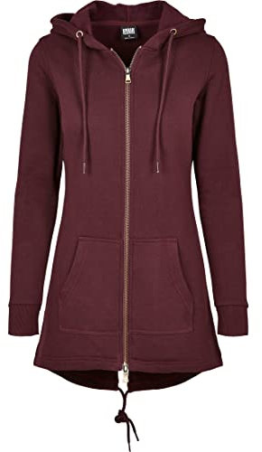 Urban Classics Mädchen Jacke Girls Sweat Parka redwine 122/128