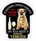 Border Terrier Dog Lovers Gift - A Woman Cannot Survive - Large Fun flexible Fridge Magnet - size 14 cms x 12 cms