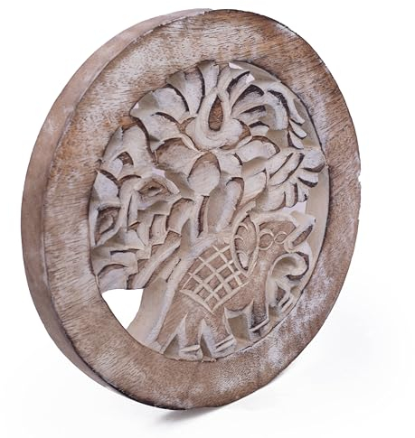 Handmade Wooden Trivet For Hot Dishes Plates & Pots Holder Hot Pad For Kitchen & Dining Table Decor Cookware Heat Resistant Rustic Decorative Carvings Tabletop Home & Dining Table Essentials