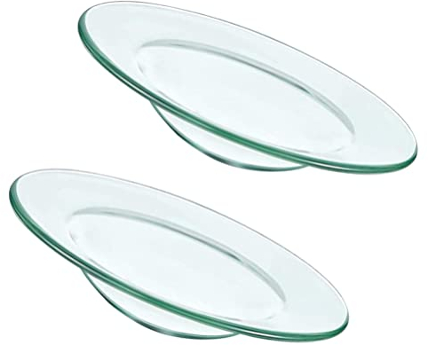 TOPBATHY 2 StüCk 11 5Cm Glas Duftschalen FüR WachswäRmer Aromatherapie ÖLwäRmerschalen Wiederverwendbare Duftlampe Ersatzschalen FüR ÄTherische ÖLe Und Wachsschmelzer