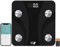 Get Fit Smart Bathroom Scales - Monitor Weight Loss Digital Body Weighing Scale - Connect to iOS/Android via Bluetooth with Easy to use APP Fitdays/Onfit, LCD Display & Automatic On/Off - Black