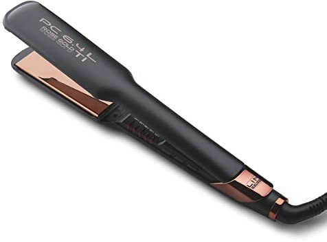 Plancha de cabello LIM HAIR PC 6.4 ROSE GOLD TI. Placas basculantes y oscilantes ROSE GOLD TITANIUM. Temperatura regulable hasta 230 ºC. Neceser térmico y tapete protección mesa trabajo. (PC 6.4 L)