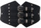 Diyafas Rétro Femmes Large Cinch Ceintures pour Robes Chemises Ceinture Élastique Dames Corset, Noir, Taille unique