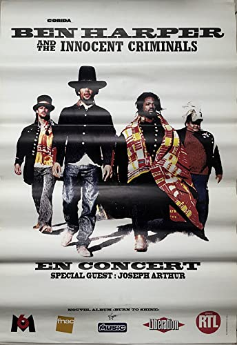 Ben Harper – Poster Concert – Tour 2000 – 80 x 120 cm – Poster