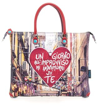 Gabs Damentasche G3 Plus Holiday Größe M Rot Shopper Tote Topcase Rucksack umwandelbar, rot, Taglia unica, reisen