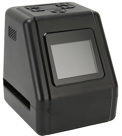 Vikye 12-Megapixel-Film- und Diascanner, Digitalisierer für Negativfilme und Dias mit 2-Zoll-IPS-HD-LCD-Bildschirm, Konvertieren von 135, 126, 110 Diafilmen in Negativfotos in