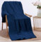 Utopia Bedding Baumwolldecke mit Waffelmuster, 300 g/m², Marineblau, 152,4 x 127,7 cm, weich, leicht, atmungsaktiv, Überwurf, Überwurf, für jedes Bett für alle Jahreszeiten