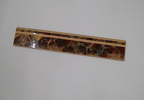 Battiscopa Ceramica cm 8x45 Sp. 8 mm - tipo Juparana effetto Marmo - Multicolore - Pz 3
