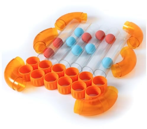 Fat Brain Toys Air Toobz Expansion Pack - Air-Powered STEM Building Toy for Kids & Teens, Kids Building Toys, STEM Toys for 3+ Year Old