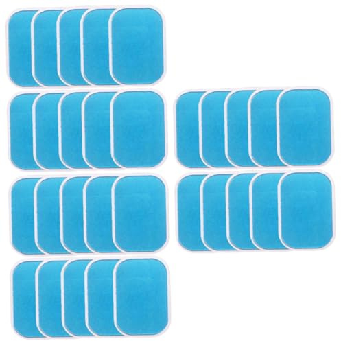 MAGICLULU 36 Stk Hydrogel-fitness-aufkleber Bluemaan Fitness-fitness-matte Nicht Stimulierende Fitnessaufkleber Blugocce Muskelentspannung Massage Blau Gelee Hydrogele Hydrogel-aufkleber