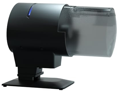 xixibuy Aquarium Fisch Feeder, Automatische Fischfutterautomaten, Futterautomat Aquarium, Fischfutterautomat für Aquarium Teich Urlaub(210ML-Schwarz)