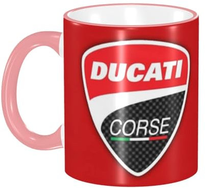 KVHSVEGO Compatible With Ducati Tazza da caffè Tazza da tè in ceramica con manico per tazze novità Home Office