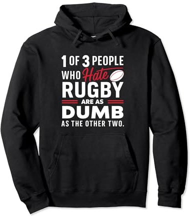Funny Sarcastsic Rugby Saying for Rugby Fans & Rugby Players Pullover Hoodie