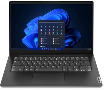 Lenovo V14 G4 ABP 83FG000KUS Ordinateur portable 14 Full HD AMD Ryzen 5 7430U 8 Go 256 Go SSD Clavier Anglais Noir Business