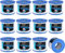 POOLPURE Filter VI, Spa für Pool,Filterkartuschen VI, WhirlpoolMiami Monaco, PoolFilter Ersetzt die Originalkartusche, Spa Zubehör,Coleman SaluSpa 90352E (12er)