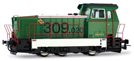 Electrotren HE2027S ADIF class 309, HO Gauge Locomotive (DCC Sound) | class 309, green/white, Epoch VI, 1:87 Scale, Model Railway for Collectors