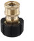 Adaptateur Quick Connect femelle vers M22 femelle pour nettoyeur haute pression, 5000 psi, construction en acier inoxydable et laiton, installation facile (1/4)