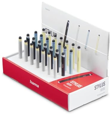 Hama Mini, Tablet, Jede Marke, Dunkelblau, Hellblau, Silber, Gelb, Kapazitiv, Schwarz, Kunststoff