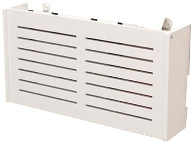 mophrati Wand Router Box für Wohnzimmer, Kabelmanagement, ABS, wandmontiertes WLAN Router Regal, WLAN Router Aufbewahrungsboxen, B