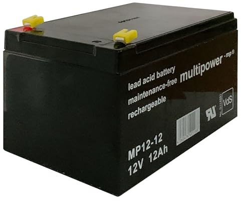 AKO 441124 Batterie de rechange 12 V 12 Ah pour appareil solaire 8 W Accessoire de clôture