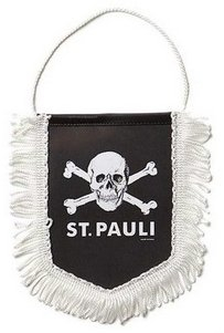 FC2703 - St. Pauli - Wimpel Totenkopf 10x14 cm