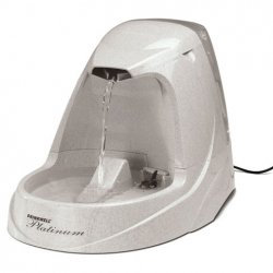 Drinkwell Platinum - Fuente de agua (5 L, cuenco para comida)