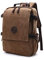 VwyuEgg Herren Laptop Rucksack Canvas Backpack Vintage Schulrucksack Daypacks für 15.6inch Zoll Laptop Work School Camping Outdoor Sport(Gray)