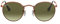 Ray-Ban Herren Round Metal Sonnenbrille, Gold (Shiny Medium Bronze), 50