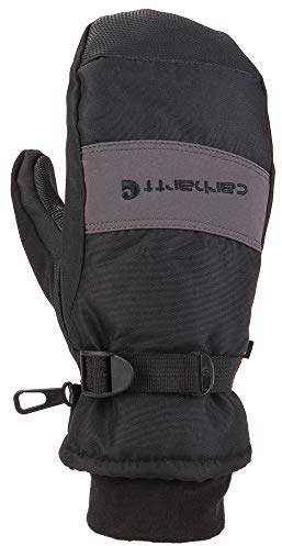 Carhartt Herren W.P. Waterproof Insulated Fäustlinge, schwarz/grau, X-Large