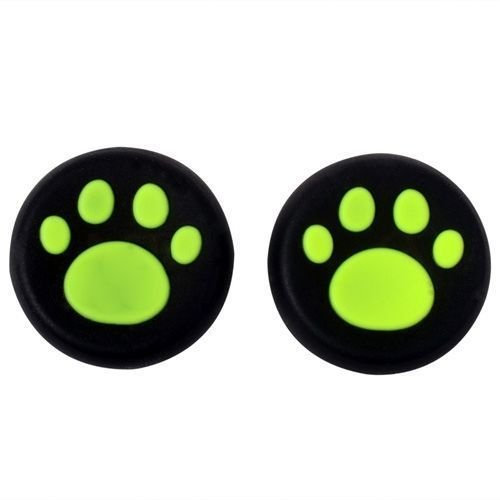 Carcasa de silicona analógica para mandos de juego PS4, PS3, Xbox One, Xbox 360, PS2, color verde