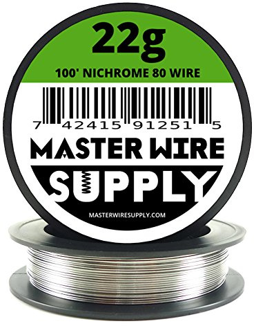 Nichrome - Alambre de resistencia de calibre 22 de 80-100 pies