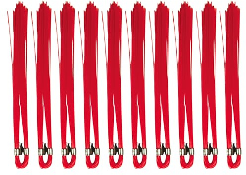 Presco Marking Whiskers: 1/2 in. x 6 in. (Red) / 10-Pack