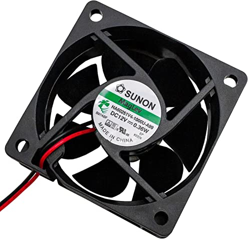 Lüfter 12V DC 0,24W 60x60x25mm 23,4m³/h 2500U/Min 23,4m³/h Sunon HA60251V41000UA99