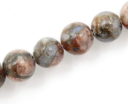 Fukugems Naturstein perlen für schmuckherstellung, verkauft pro Bag 5 Stränge Innen, Grey Opal 4mm