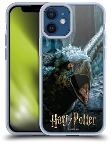 Head Case Designs Offiziell Offizielle Harry Potter Buckbeak Deathly Hallows XXX Soft Gel Handyhülle Hülle kompatibel mit Apple iPhone 12 Mini