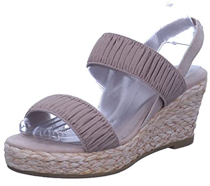 s.Oliver 5-5-28300-28, Sandali con Zeppa Donna, Rosa, 38 EU