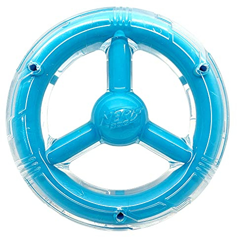 NERF DOG Scentology Hundespielzeug Speck /Erdnussbutter Geruch Orbit Ring 16,5 cm