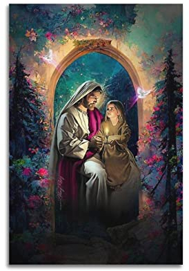 VZRSQZK Poster Ye Zhen Christus Poster, dekoratives Gemälde, Leinwand, Wandposter und Kunstdruck, modernes Familienschlafzimmer-Dekor-Poster, 30 x 45 cm