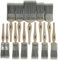 Coral 31409 Painter's Dozen Paint Brushes 12Pk Trade Pro Decorators Quality FSC Wood 2X 1, 5X 1.5, 4X 2, and 3