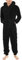 KONG JIMFAN Thermo Unterwäsche Set 80er Jahre Outfit Herren Gefütterte Strumpfhose XL Thermo Unterwäsche Männer Winter Snowboard Herren Set Lange Unterhosen Camouflage Herren(2-Black,M)