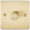 1G 2-way 10-200W (5-150W LED) Intelligent dimmer - Brushed Brass