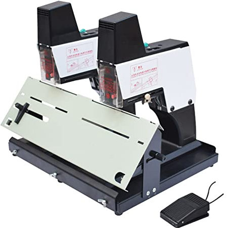 Grapadora Eléctrica Con Sillín, Grapadora Rápida Automática De Alta Resistencia, Grapadora Plana Y Con Sillín, Capacidad Para 40 Hojas, Presión Ajustable, Para Aguja Tipo 24/6,23/8