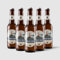 Aufkleber selbst gestalten für Bierflaschen – 24 Flaschenetiketten für 6 Flaschen – mit Foto und Text – selbstklebend, wasserfest – personalisierte Bier Geschenke für Männer und Frauen – BLAU